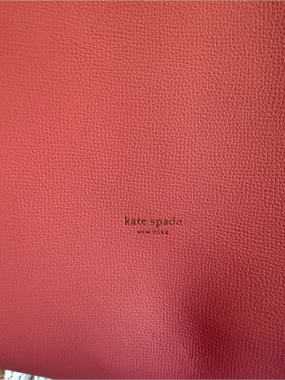 kate spade Pink Pebbled Leather Tote - Picture 4 of 4